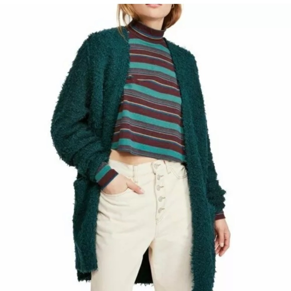EUC Free People Once in a Lifetime Long Cardigan